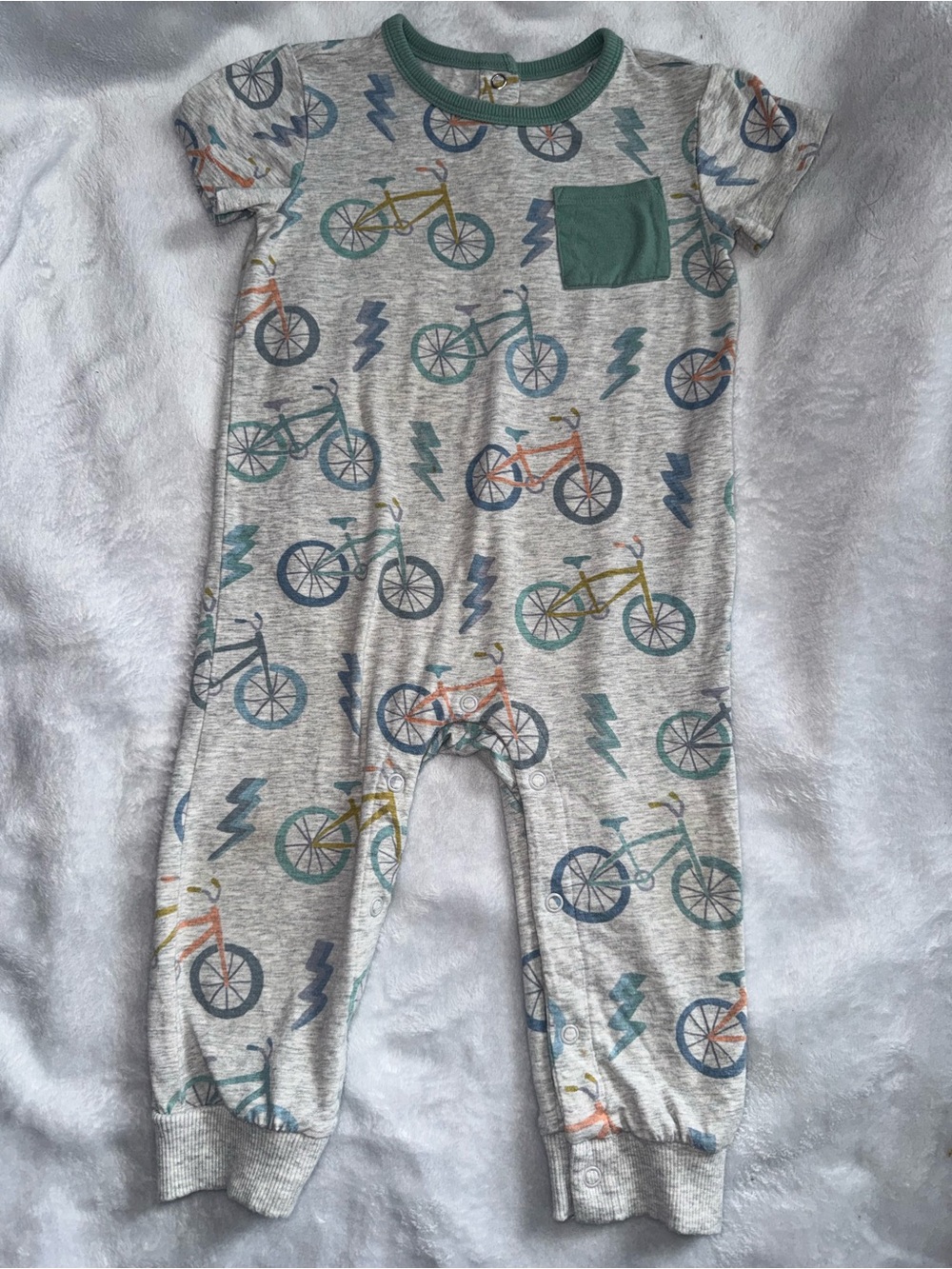Little Sleepies 12-18m Pocket Romper
